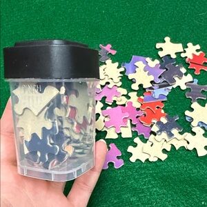 Stray puzzle pieces for art projects 45 count